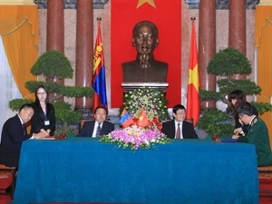 越南和蒙古发表联合公报